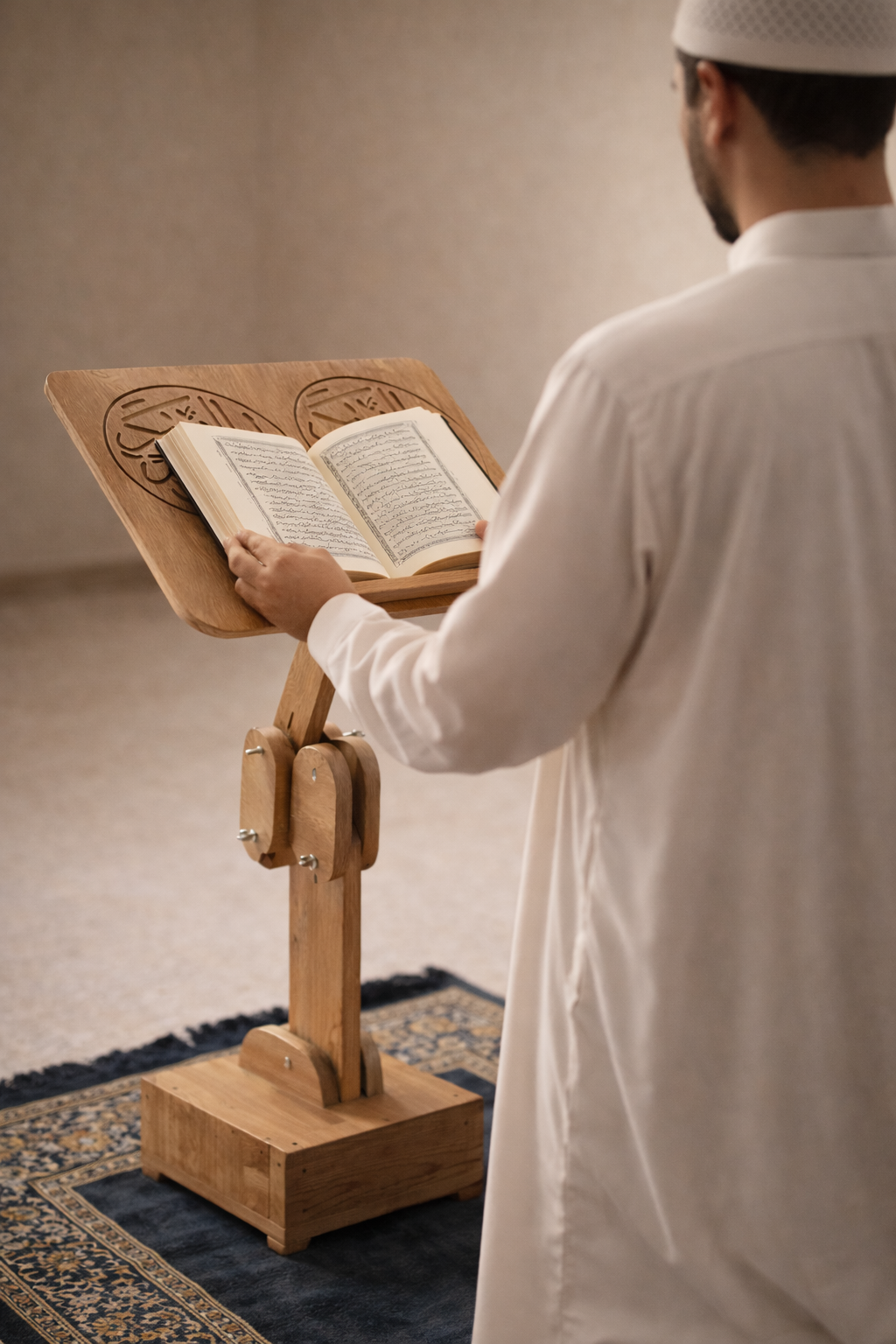 حامل المصحف المتحرك